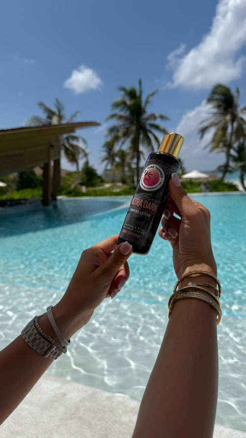 Chloe Spriggs x Dr Pure Tanned. Bubblegum Tanning Lotion